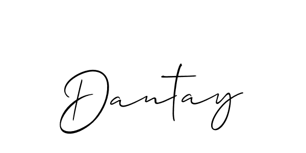 Use a signature maker to create a handwritten signature online. With this signature software, you can design (Allison_Script) your own signature for name Dantay. Dantay signature style 2 images and pictures png