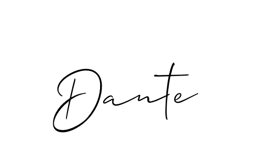 How to make Dante name signature. Use Allison_Script style for creating short signs online. This is the latest handwritten sign. Dante signature style 2 images and pictures png