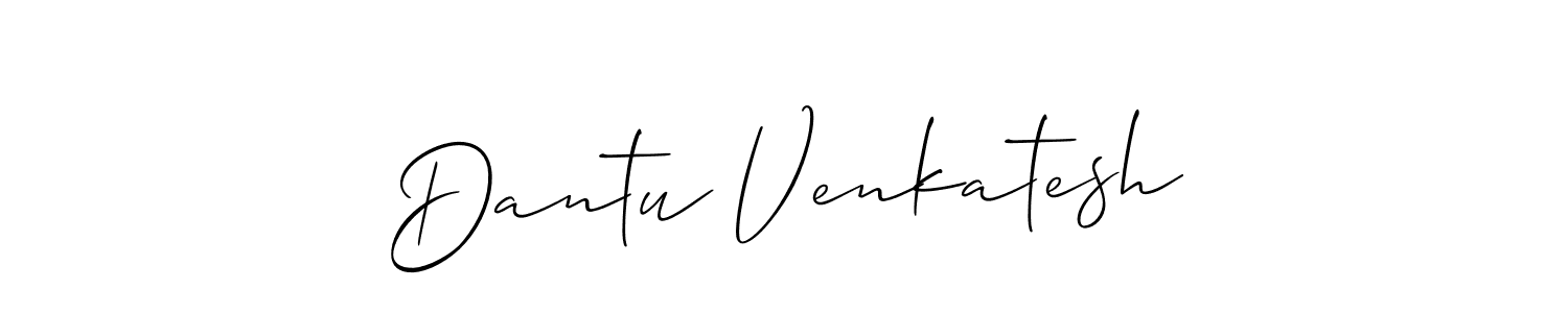 Also we have Dantu Venkatesh name is the best signature style. Create professional handwritten signature collection using Allison_Script autograph style. Dantu Venkatesh signature style 2 images and pictures png