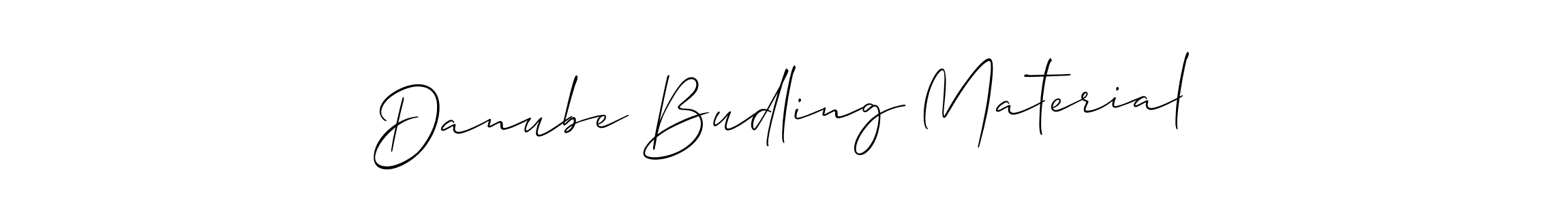 Check out images of Autograph of Danube Budling Material name. Actor Danube Budling Material Signature Style. Allison_Script is a professional sign style online. Danube Budling Material signature style 2 images and pictures png