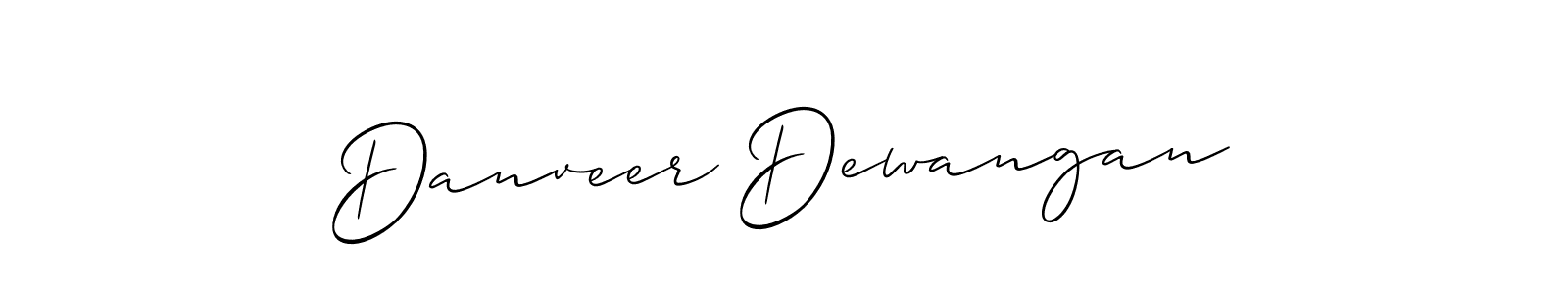 Best and Professional Signature Style for Danveer Dewangan. Allison_Script Best Signature Style Collection. Danveer Dewangan signature style 2 images and pictures png