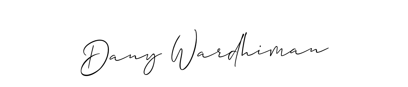 Check out images of Autograph of Dany Wardhiman name. Actor Dany Wardhiman Signature Style. Allison_Script is a professional sign style online. Dany Wardhiman signature style 2 images and pictures png