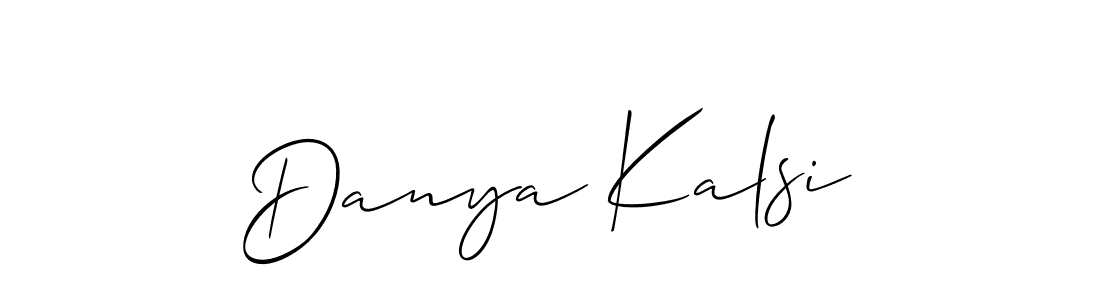 Here are the top 10 professional signature styles for the name Danya Kalsi. These are the best autograph styles you can use for your name. Danya Kalsi signature style 2 images and pictures png