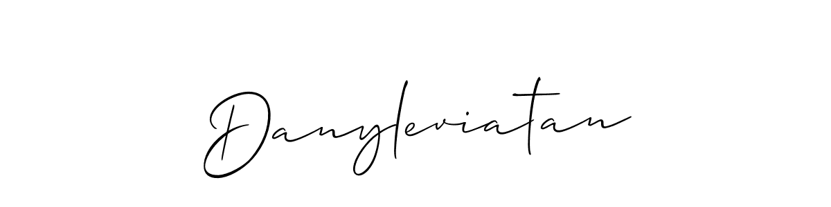 Also we have Danyleviatan name is the best signature style. Create professional handwritten signature collection using Allison_Script autograph style. Danyleviatan signature style 2 images and pictures png