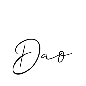 This is the best signature style for the Dao name. Also you like these signature font (Allison_Script). Mix name signature. Dao signature style 2 images and pictures png