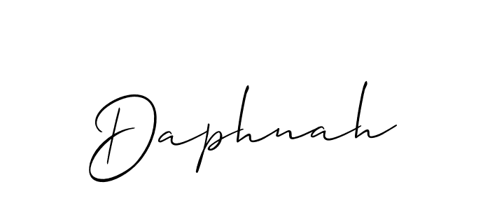 Best and Professional Signature Style for Daphnah. Allison_Script Best Signature Style Collection. Daphnah signature style 2 images and pictures png