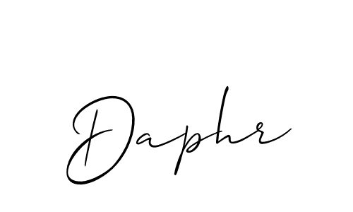 Once you've used our free online signature maker to create your best signature Allison_Script style, it's time to enjoy all of the benefits that Daphr name signing documents. Daphr signature style 2 images and pictures png