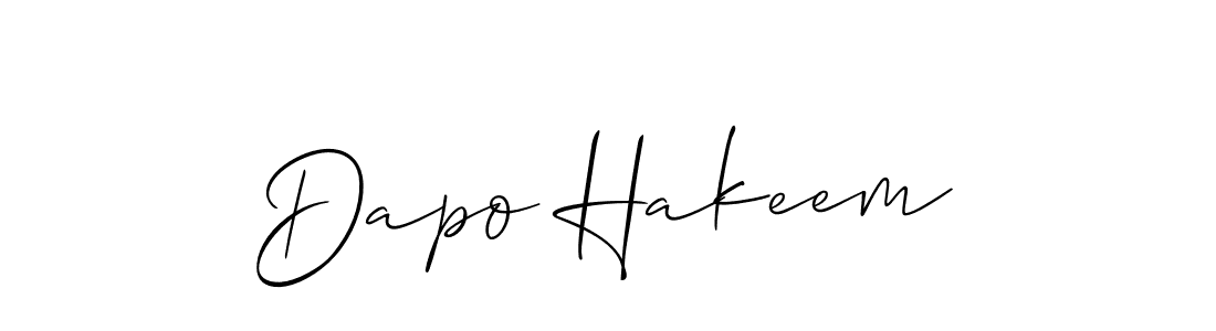 This is the best signature style for the Dapo Hakeem name. Also you like these signature font (Allison_Script). Mix name signature. Dapo Hakeem signature style 2 images and pictures png