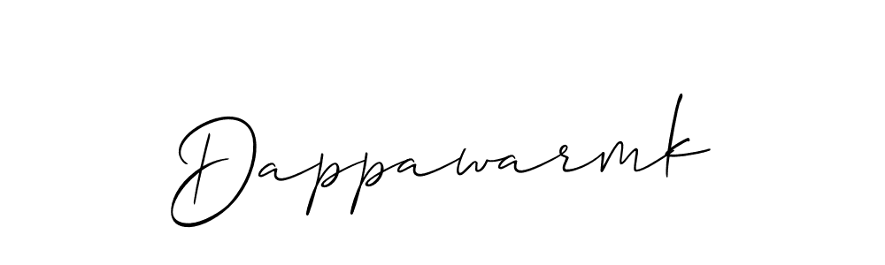 Create a beautiful signature design for name Dappawarmk. With this signature (Allison_Script) fonts, you can make a handwritten signature for free. Dappawarmk signature style 2 images and pictures png