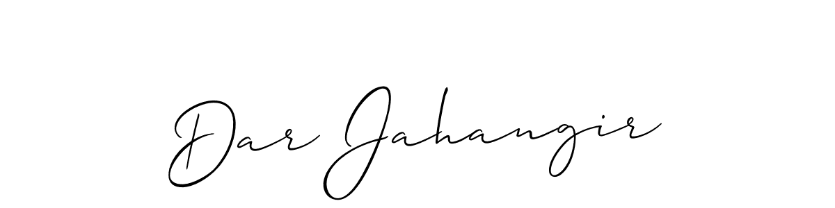 Allison_Script is a professional signature style that is perfect for those who want to add a touch of class to their signature. It is also a great choice for those who want to make their signature more unique. Get Dar Jahangir name to fancy signature for free. Dar Jahangir signature style 2 images and pictures png