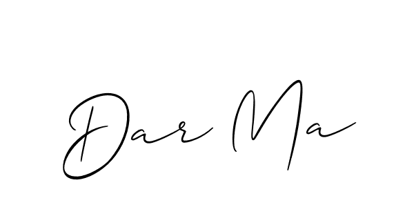 if you are searching for the best signature style for your name Dar Ma. so please give up your signature search. here we have designed multiple signature styles  using Allison_Script. Dar Ma signature style 2 images and pictures png