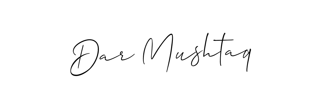 Design your own signature with our free online signature maker. With this signature software, you can create a handwritten (Allison_Script) signature for name Dar Mushtaq. Dar Mushtaq signature style 2 images and pictures png