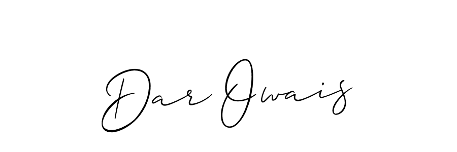 Also we have Dar Owais name is the best signature style. Create professional handwritten signature collection using Allison_Script autograph style. Dar Owais signature style 2 images and pictures png