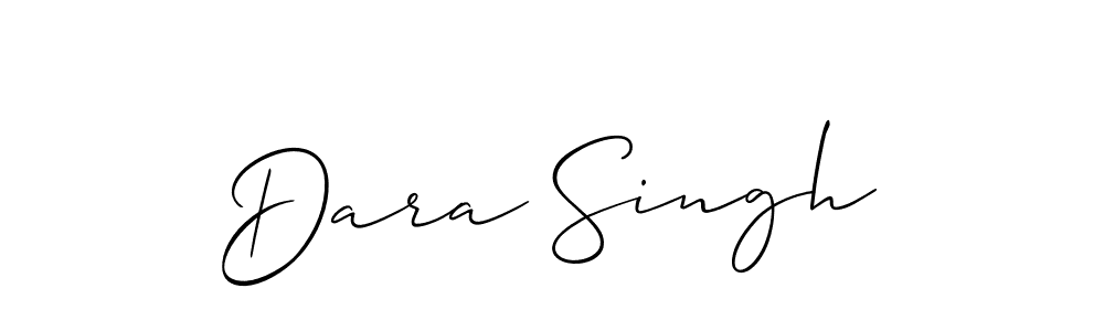 You should practise on your own different ways (Allison_Script) to write your name (Dara Singh) in signature. don't let someone else do it for you. Dara Singh signature style 2 images and pictures png