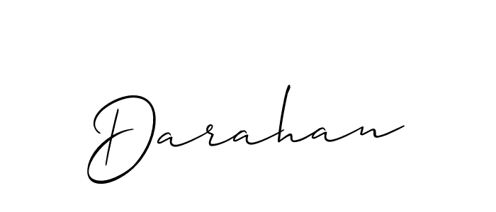 Once you've used our free online signature maker to create your best signature Allison_Script style, it's time to enjoy all of the benefits that Darahan name signing documents. Darahan signature style 2 images and pictures png