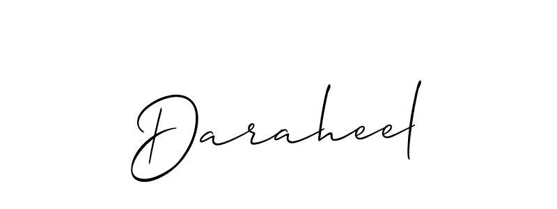 Check out images of Autograph of Daraheel name. Actor Daraheel Signature Style. Allison_Script is a professional sign style online. Daraheel signature style 2 images and pictures png