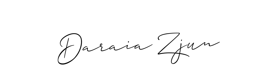 Once you've used our free online signature maker to create your best signature Allison_Script style, it's time to enjoy all of the benefits that Daraia Zjun name signing documents. Daraia Zjun signature style 2 images and pictures png