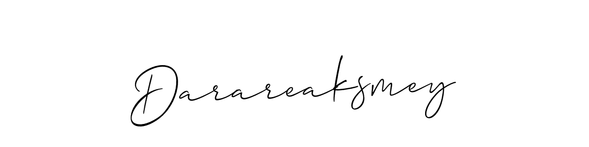 Make a beautiful signature design for name Darareaksmey. Use this online signature maker to create a handwritten signature for free. Darareaksmey signature style 2 images and pictures png