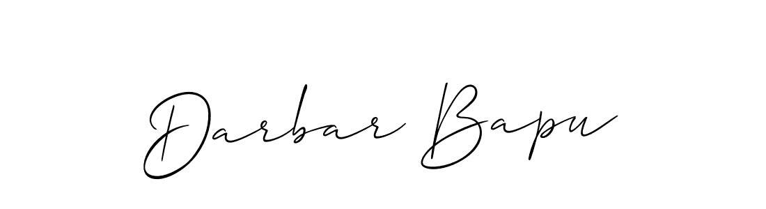 Also You can easily find your signature by using the search form. We will create Darbar Bapu name handwritten signature images for you free of cost using Allison_Script sign style. Darbar Bapu signature style 2 images and pictures png