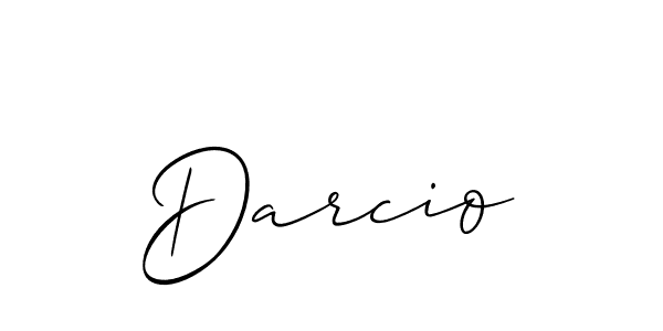 How to make Darcio name signature. Use Allison_Script style for creating short signs online. This is the latest handwritten sign. Darcio signature style 2 images and pictures png