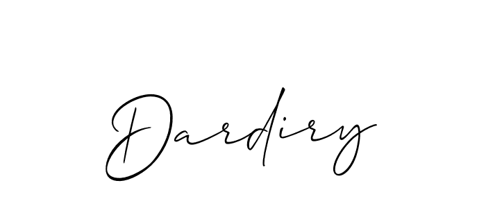 Allison_Script is a professional signature style that is perfect for those who want to add a touch of class to their signature. It is also a great choice for those who want to make their signature more unique. Get Dardiry name to fancy signature for free. Dardiry signature style 2 images and pictures png