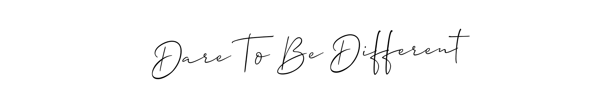 You can use this online signature creator to create a handwritten signature for the name Dare To Be Different. This is the best online autograph maker. Dare To Be Different signature style 2 images and pictures png