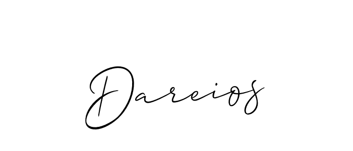 Make a beautiful signature design for name Dareios. With this signature (Allison_Script) style, you can create a handwritten signature for free. Dareios signature style 2 images and pictures png
