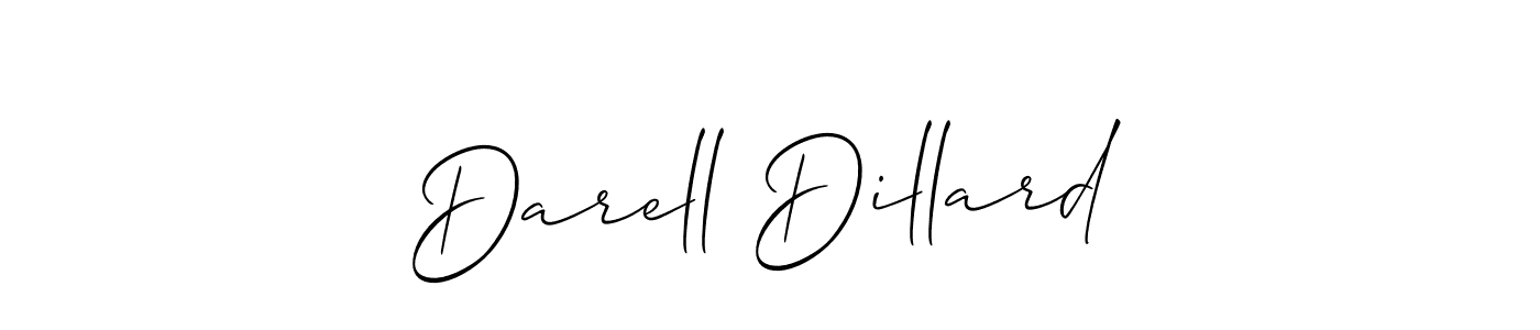 Best and Professional Signature Style for Darell Dillard. Allison_Script Best Signature Style Collection. Darell Dillard signature style 2 images and pictures png