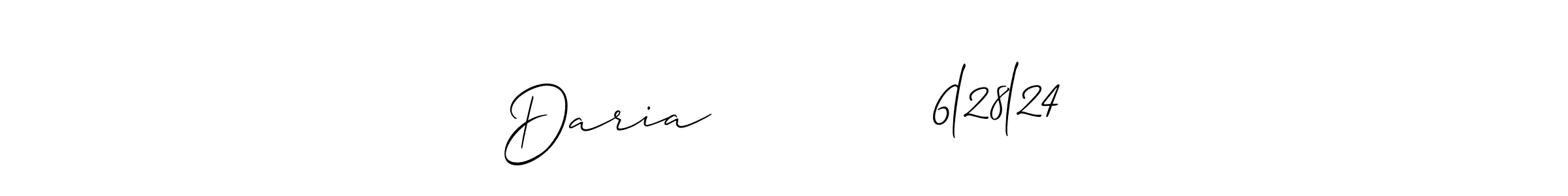 Check out images of Autograph of Daria            6l28l24 name. Actor Daria            6l28l24 Signature Style. Allison_Script is a professional sign style online. Daria            6l28l24 signature style 2 images and pictures png