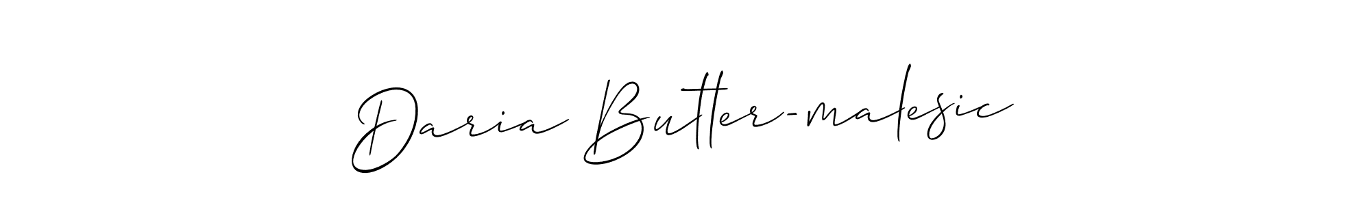 Also You can easily find your signature by using the search form. We will create Daria Butler-malesic name handwritten signature images for you free of cost using Allison_Script sign style. Daria Butler-malesic signature style 2 images and pictures png