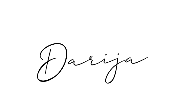 Create a beautiful signature design for name Darija. With this signature (Allison_Script) fonts, you can make a handwritten signature for free. Darija signature style 2 images and pictures png