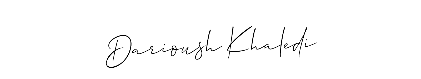 Once you've used our free online signature maker to create your best signature Allison_Script style, it's time to enjoy all of the benefits that Darioush Khaledi name signing documents. Darioush Khaledi signature style 2 images and pictures png