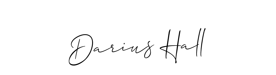 You should practise on your own different ways (Allison_Script) to write your name (Darius Hall) in signature. don't let someone else do it for you. Darius Hall signature style 2 images and pictures png