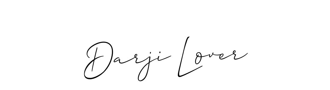 Design your own signature with our free online signature maker. With this signature software, you can create a handwritten (Allison_Script) signature for name Darji Lover. Darji Lover signature style 2 images and pictures png