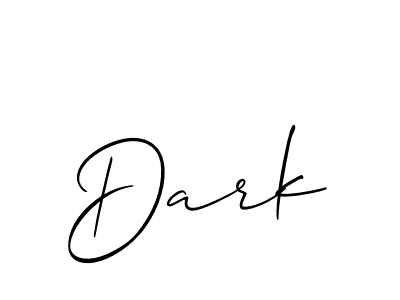 Design your own signature with our free online signature maker. With this signature software, you can create a handwritten (Allison_Script) signature for name Dark. Dark signature style 2 images and pictures png