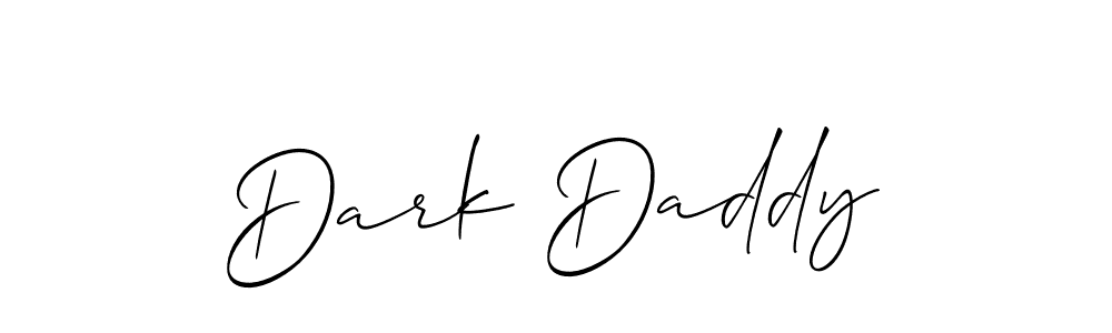 How to make Dark Daddy signature? Allison_Script is a professional autograph style. Create handwritten signature for Dark Daddy name. Dark Daddy signature style 2 images and pictures png