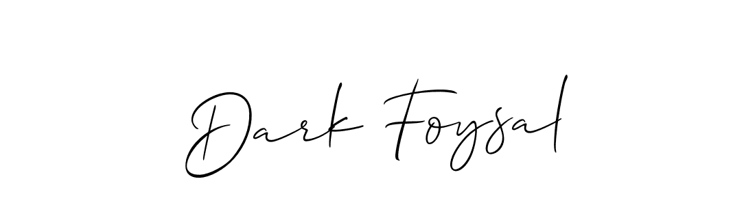 if you are searching for the best signature style for your name Dark Foysal. so please give up your signature search. here we have designed multiple signature styles  using Allison_Script. Dark Foysal signature style 2 images and pictures png