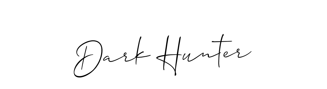 How to Draw Dark Hunter signature style? Allison_Script is a latest design signature styles for name Dark Hunter. Dark Hunter signature style 2 images and pictures png