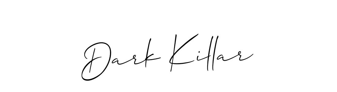 How to make Dark Killar name signature. Use Allison_Script style for creating short signs online. This is the latest handwritten sign. Dark Killar signature style 2 images and pictures png