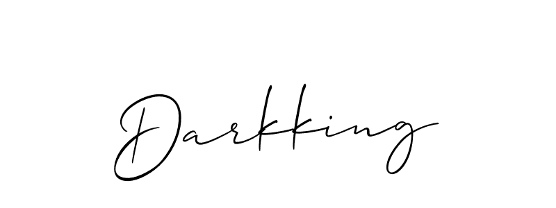 Also You can easily find your signature by using the search form. We will create Darkking name handwritten signature images for you free of cost using Allison_Script sign style. Darkking signature style 2 images and pictures png