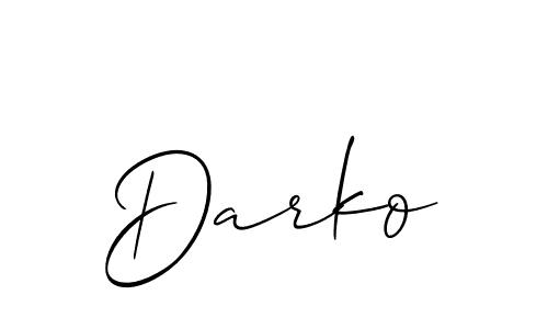 It looks lik you need a new signature style for name Darko. Design unique handwritten (Allison_Script) signature with our free signature maker in just a few clicks. Darko signature style 2 images and pictures png