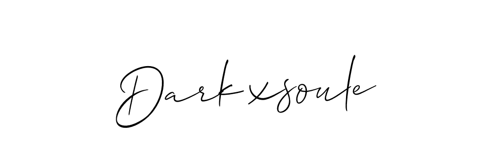 Allison_Script is a professional signature style that is perfect for those who want to add a touch of class to their signature. It is also a great choice for those who want to make their signature more unique. Get Darkxsoule name to fancy signature for free. Darkxsoule signature style 2 images and pictures png