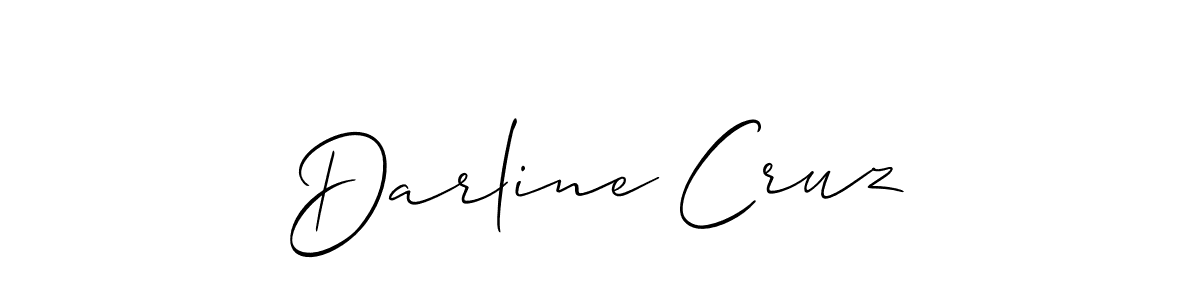 Allison_Script is a professional signature style that is perfect for those who want to add a touch of class to their signature. It is also a great choice for those who want to make their signature more unique. Get Darline Cruz name to fancy signature for free. Darline Cruz signature style 2 images and pictures png