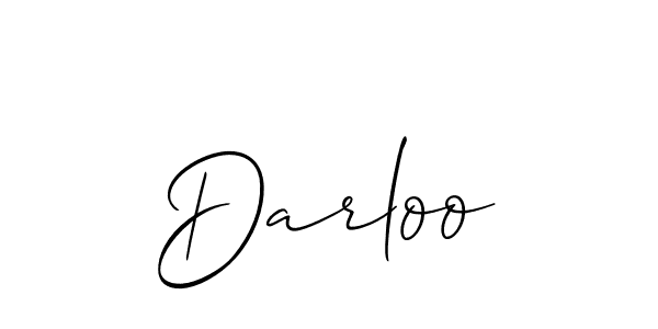 Once you've used our free online signature maker to create your best signature Allison_Script style, it's time to enjoy all of the benefits that Darloo name signing documents. Darloo signature style 2 images and pictures png