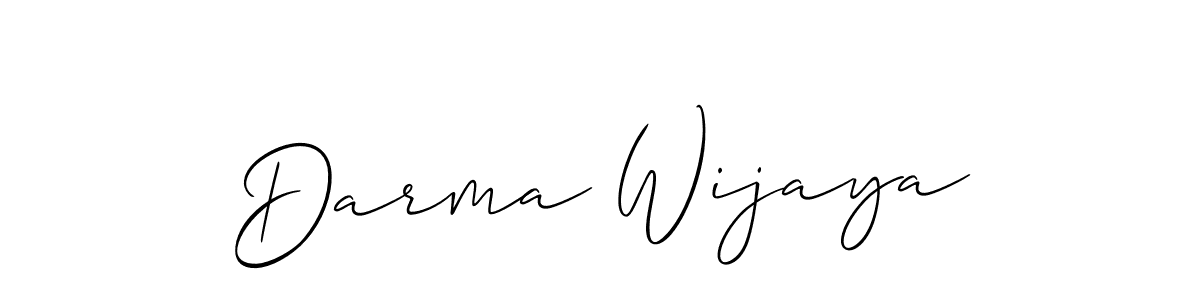 Best and Professional Signature Style for Darma Wijaya. Allison_Script Best Signature Style Collection. Darma Wijaya signature style 2 images and pictures png