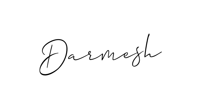 Darmesh stylish signature style. Best Handwritten Sign (Allison_Script) for my name. Handwritten Signature Collection Ideas for my name Darmesh. Darmesh signature style 2 images and pictures png