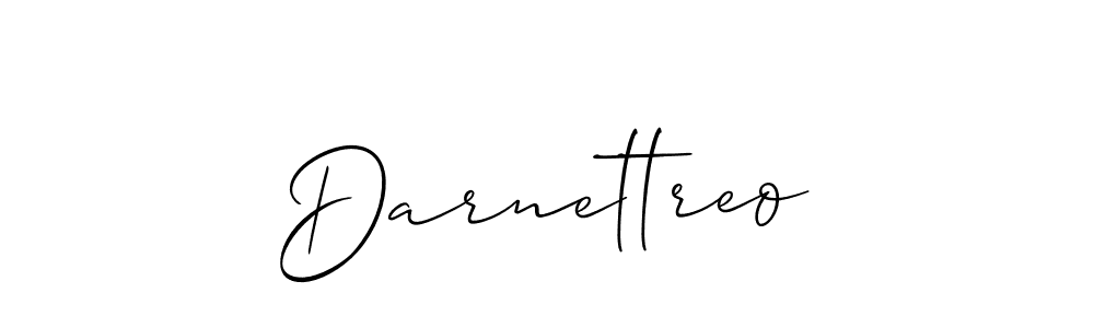 How to Draw Darnettreo signature style? Allison_Script is a latest design signature styles for name Darnettreo. Darnettreo signature style 2 images and pictures png