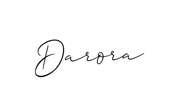 Also we have Darora name is the best signature style. Create professional handwritten signature collection using Allison_Script autograph style. Darora signature style 2 images and pictures png