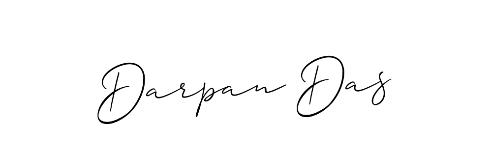 You should practise on your own different ways (Allison_Script) to write your name (Darpan Das) in signature. don't let someone else do it for you. Darpan Das signature style 2 images and pictures png