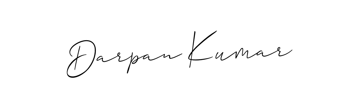 Similarly Allison_Script is the best handwritten signature design. Signature creator online .You can use it as an online autograph creator for name Darpan Kumar. Darpan Kumar signature style 2 images and pictures png